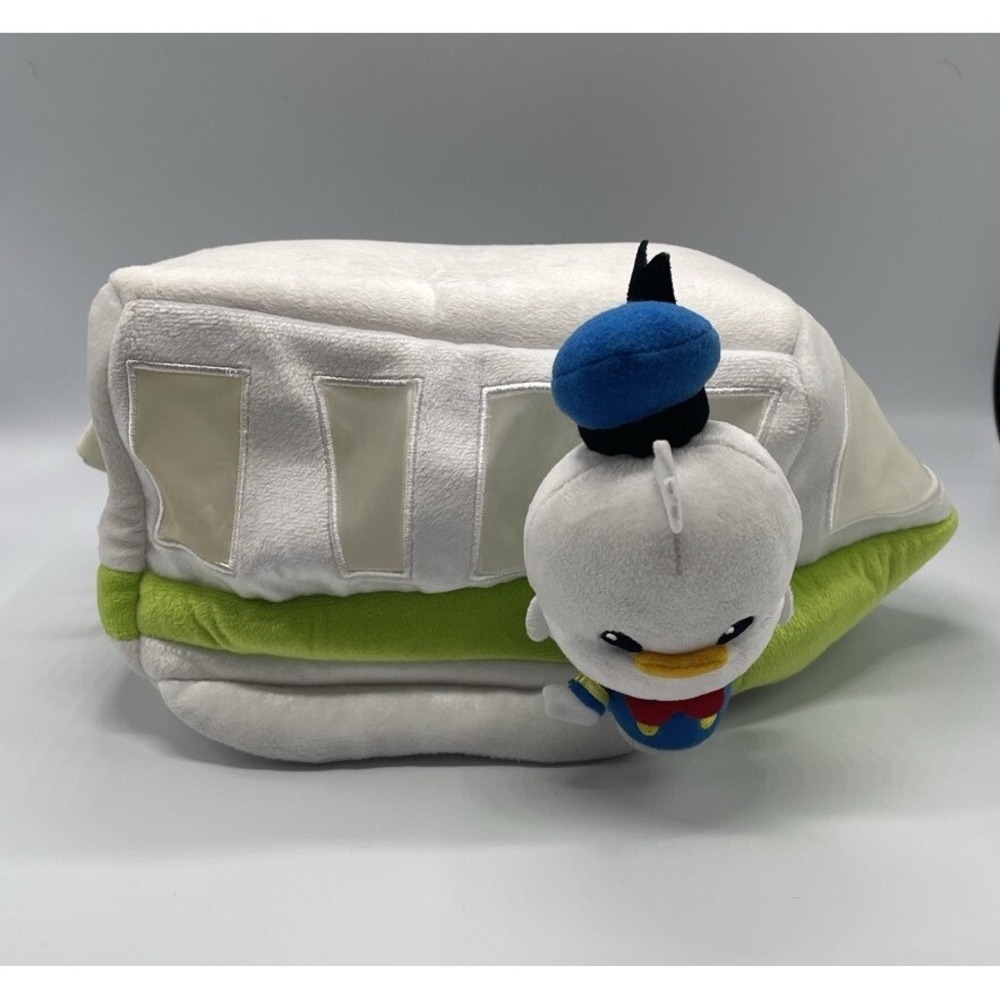 Disney Parks Monorail Plush Playset Donald Duck Goofy Train Shuttle Lot NWT